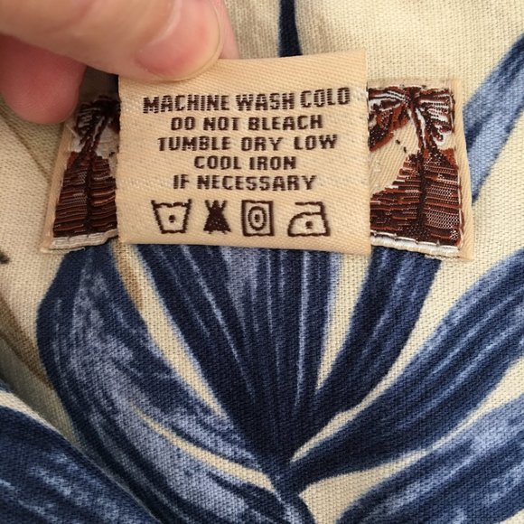 Calypso Joe Men’s Hawaiian Short Sleeve Button Front Shirt Size XL Floral Stamps - Picture 4 of 5